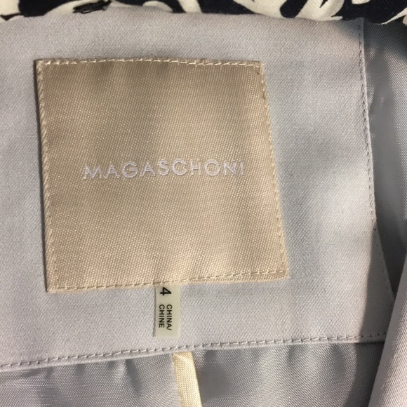 Magaschoni Tailored Gray Career Blazer Jacket Sz 4 - Picture 6 of 8